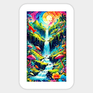 Colorful nature Sticker